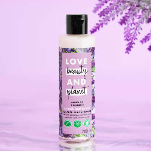 Argan Oil and Lavender Sulfate Free Smooth and Serene Shampoo