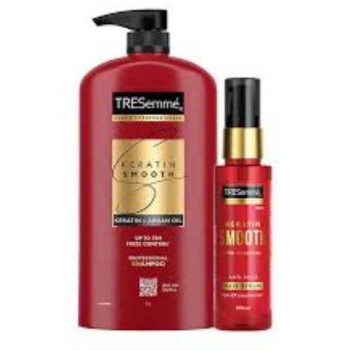 With Keratin & Argan Oil for Straighter