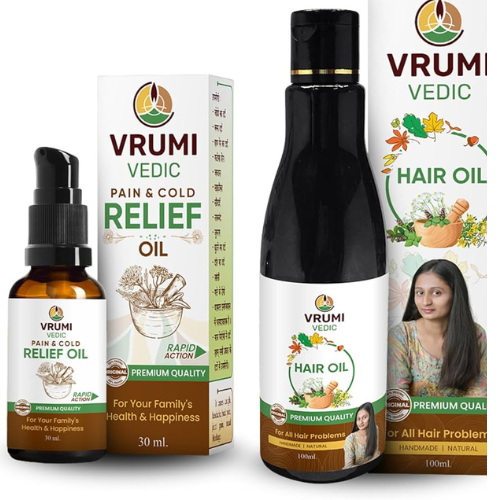 Vrumi Vedic Hair Oil – Ayurvedic Growth Oil