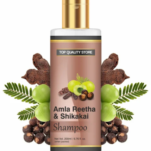 Herbal Shampoo For Hair Fall Control & Dandruff Care